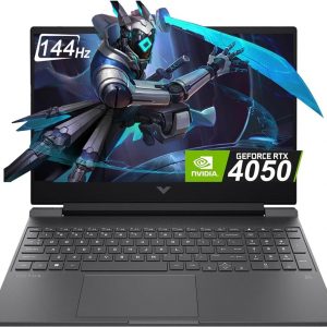 HP Victus 15.6 pulgadas FHD 144Hz Laptop para juegos Intel Core i5-13420H NVIDIA GeForce RTX 4050 6GB - 16GB DDR4 512GB SSD Mica Silver (2024)
