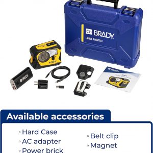 Brady M211 Portable Bluetooth Monochrome Label Printer, Yellow/Black