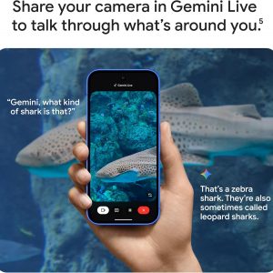 Google Pixel 10 - Unlocked Android Smartphone - Gemini AI Assistant - Advanced Triple Rear Camera, Fast-Charging 24+ Hour Battery, and 6.3" Actua Display - Frost - 128 GB (2025 Model)