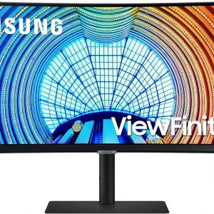 SAMSUNG Serie Viewfinity S65UA - Monitor curvo ultraancho QHD de 34 pulgadas, 100Hz, USB-C, HDR10 (mil millones de colores), soporte de altura ajustable, cuidado inteligente de los ojos con
