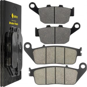 Caltric Front Rear Brake Pads Compatible with Honda Cbr500R Cbr 500R Cbr500Ra Abs 2013-2016