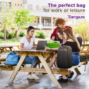 Targus Mochila clásica para laptop de 15 a 16 pulgadas, se adapta a la mayoría de portátiles de hasta 16 pulgadas, mochila de viaje acolchada para viajeros de negocios, universidad y viajes