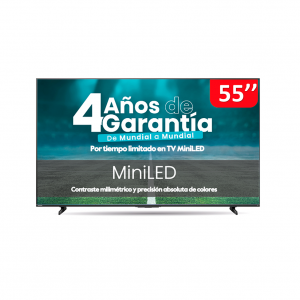 TV Hisense de 55” MiniLED UHD 4K