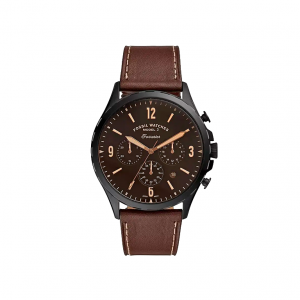 Fs5608 reloj fossil forrester de caballero pulsera de cuero 46mm