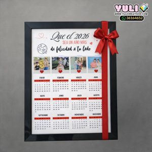Personalizacion de cuadro con calendario