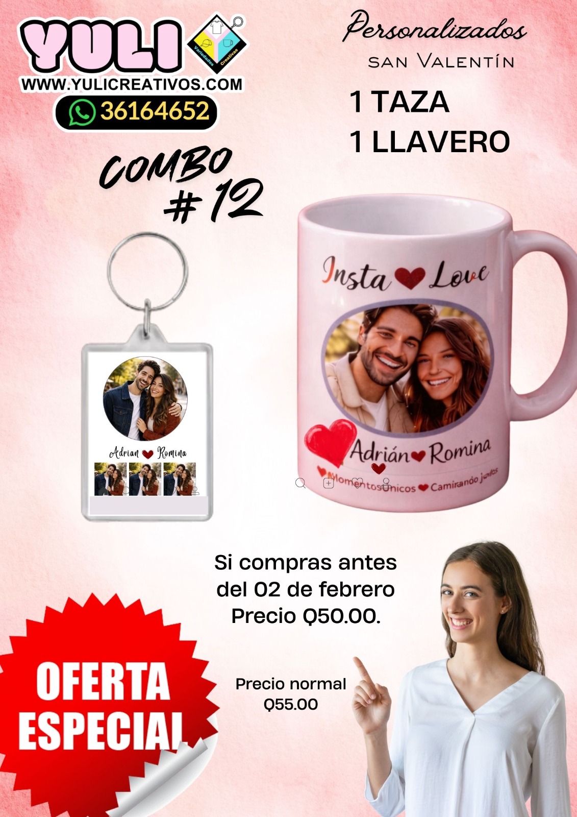 Regalos personalizados para san valentin