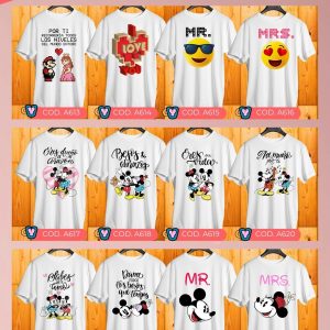 Playera duo de parejas