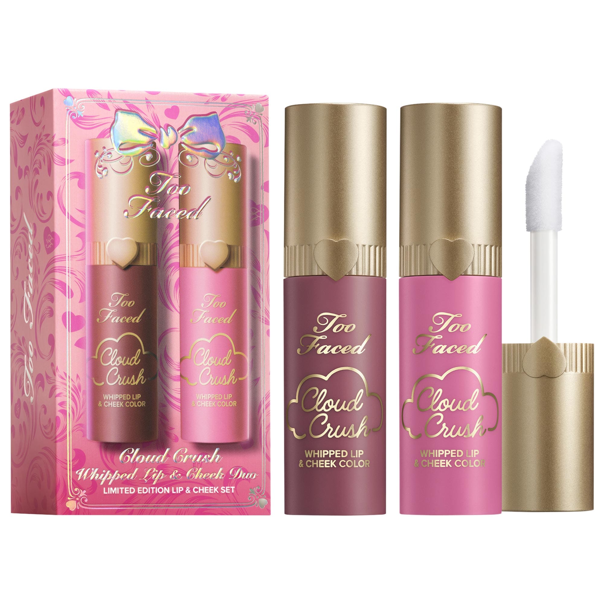 Too Faced Cloud Crush Whipped Lip & Cheek Duo Makeup Gift Set