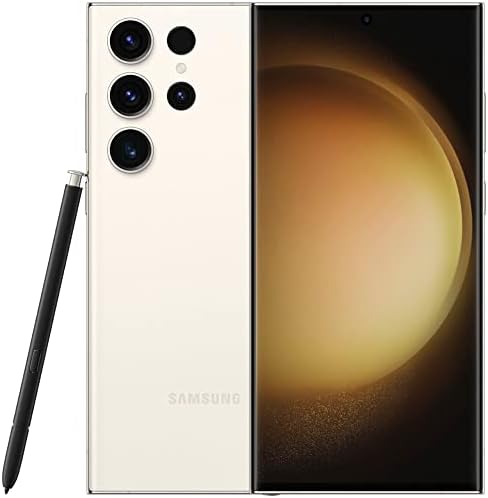 SAMSUNG Galaxy S23 Ultra 5G desbloqueado de fábrica 256 GB - Crema (renovado)