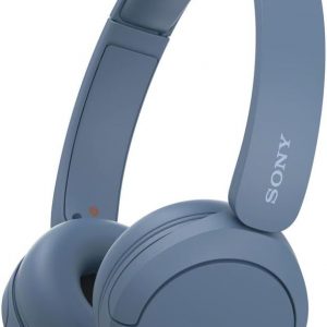 Sony WH-CH520 Wireless Headphones Bluetooth On-Ear Headset with Microphone and up to 50 Hours Battery Life with Quick Charging, Blue