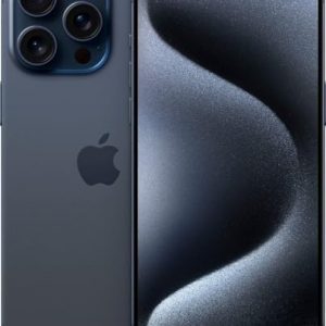 Apple iPhone 15 Pro Max, 512 GB, Azul Titanio - Desbloqueado (Renovado)
