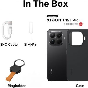 XIAOMI 15T PRO Ai 5G (Compatible with Tmobile Mint Tello & Global) (512GB + 12GB) NFC Global ROM Unlocked 50MP Triple Pro Leica Cam eSIM 6.83" 144Mhz Model 2506BPN68G Liberado (Mocha Gold)