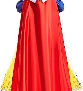 BanKids Princess Dresses for Girls Snow Costume Kids Birthday Party Halloween Costume Dress up 3-10Years