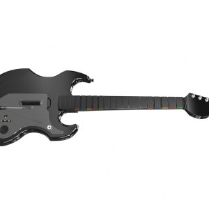 PDP RIFFMASTER Wireless Guitar Controller for Xbox Series X|S, Xbox One, Windows 10/11 PC, Rock Band 4, Fortnite Festival, Audio Jack, Rechargeable Battery, Officially Licensed by Microsoft – Black