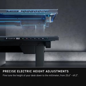 Secretlab Magnus Pro XL with Stealth MAGPAD Desk Mat | Ergonomic Electric Standing Desk with Magnetic Cable Management | Integrated Power Supply Column | Built-in Cable Management Tray