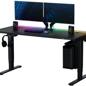 Secretlab Magnus Pro XL with Stealth MAGPAD Desk Mat | Ergonomic Electric Standing Desk with Magnetic Cable Management | Integrated Power Supply Column | Built-in Cable Management Tray