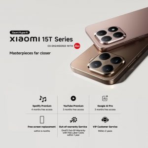 XIAOMI 15T PRO Ai 5G (Compatible with Tmobile Mint Tello & Global) (512GB + 12GB) NFC Global ROM Unlocked 50MP Triple Pro Leica Cam eSIM 6.83" 144Mhz Model 2506BPN68G Liberado (Mocha Gold)