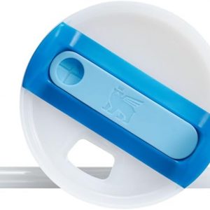 Stanley Quencher H2.0 - Vaso de acero inoxidable con asa, pajilla y tapa FlowState giratoria de 3 posiciones; aislamiento térmico, sin BPA; apto para portavaso para viaje; 30 oz, azul (Azure)