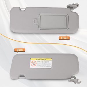 JDMON Sun Visor Pair Left Driver and Right Passenger Side Compatible with Hyundai Elantra 2016-2019 Replaces 85210-F0100TTX 85210F0100TTX 85220-F0100TTX 85220F0100TTX (Gray)
