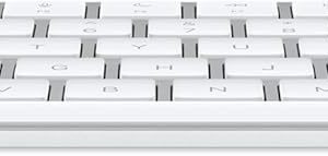 Teclado Magic de Apple con Touch ID: Inalámbrico, Bluetooth, Recargable. Funciona con computadoras Mac con Apple Silicon; Español (Latinoamérica) - Teclas Blancas