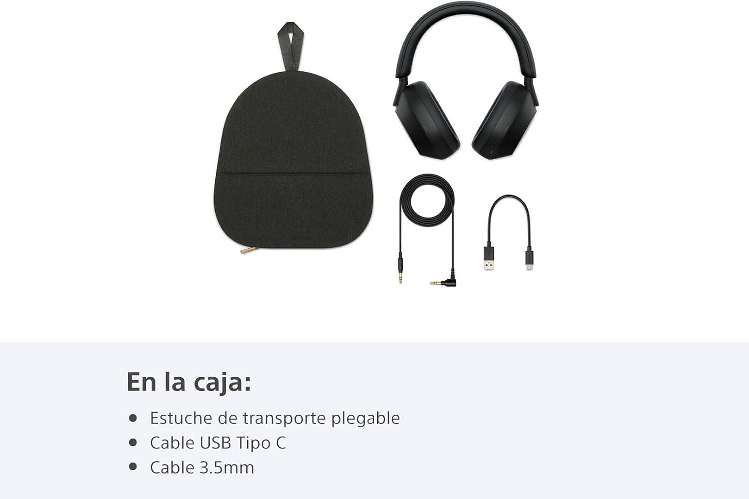Sony WH-1000XM5 - Auriculares inalámbricos con cancelación de ruido, duración de la batería de 30 horas, estilo sobre la oreja, optimizados para Alexa y Google Assistant, micrófono integrado para