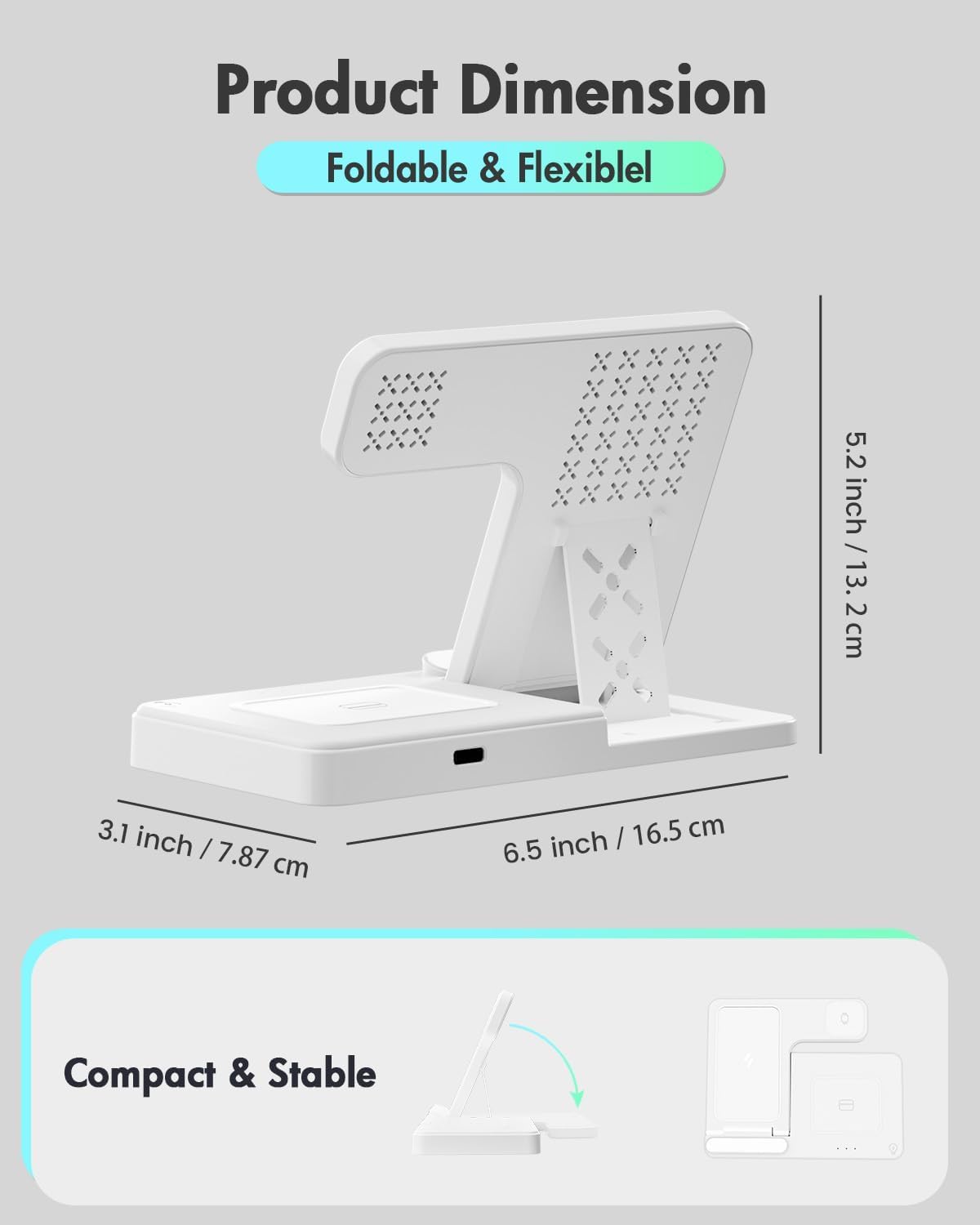 Estación de carga del cargador inalámbrico: Soporte de cargador 3 en 1, múltiples dispositivos para Apple - iPhone 17 16e 16 15 14 Pro Max 13 12 11 - Watch 10 9 8 7 6 5 4 3 2 SE y Ultra Series