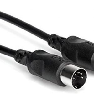Focusrite Scarlett 18i16 Interfaz de Audio/MIDI USB-C (4ª Generación) con Cable XLR-XLR (Paquete de 2), Cable Midi Hosa Mid-310 Negro de 3.05 m (Paquete de 2)