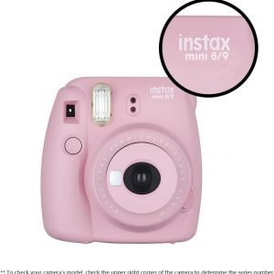 Cubierta de puerta de batería compatible con cámara Fujifilm Mini 8/Mini 9 Film - Reemplazo o respaldo (azul)