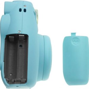 Cubierta de puerta de batería compatible con cámara Fujifilm Mini 8/Mini 9 Film - Reemplazo o respaldo (azul)