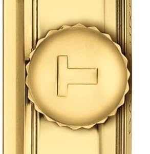 Tissot Reloj Tissot Classic Dream 316L con caja de acero inoxidable con revestimiento PVD de oro amarillo Cuarzo, Marrón, Cuero, 22 (T1294103626100)