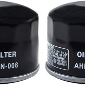 AHL AN-008 Oil Filter Compatible with BMW G310R (K03) 04/2016-05/2017 ECE, G310GS K02 2016/08-2018/02,G310R K03 09/2016-12/2016 USA,G310GS K02 2016/08-2018/02(2 PCS)