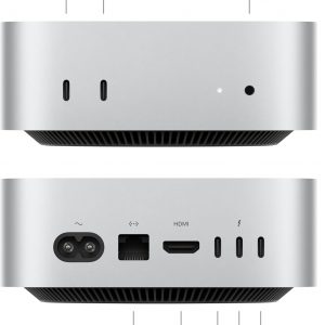Apple 2024 Mac mini Desktop Computer with M4 Pro chip with 12‑core CPU and 16‑core GPU: Built for Apple Intelligence, 24GB Unified Memory, 512GB SSD Storage, Gigabit Ethernet. Works with iPhone/iPad