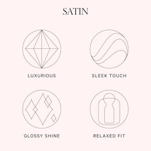 Victoria's Secret Satin Pajama Set, Short Sleeve Button Down Shirt & Shorts, Sleepwear for Women (XS-XXL)