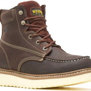 Wolverine Botas de trabajo para hombre Loader de 6 pulgadas con puntera suave y cuña