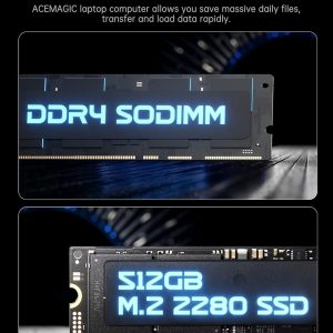 Laptop 18.5 Inch with 8000 mAh Battery,Intel N150 Quad-Core Processor UP to 3.6GHZ,16GB DDR4 RAM 512GB SSD,WiFi,Full HD IPS Display,2026 Windows 11 Laptops Computer for Business Office Student