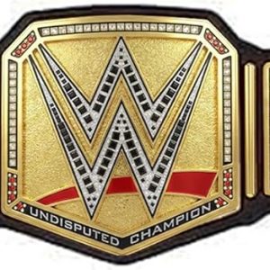 Undisputed Championship Title Belt Replica, World Heavyweight Wrestling Championship Title Belt - Adult Size - 5mm - 4.5lbs - 52 Inches Length