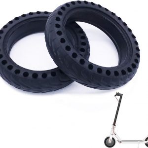 Z-FIRST 2Pcs Solid Tires 8.5 Inches Electric Scooter Wheels Replacement Tire 8-1/2'' Front or Rear Honeycomb Tires for Xiaomi Mijia M365, Gotrax GXL V2 and More (2)