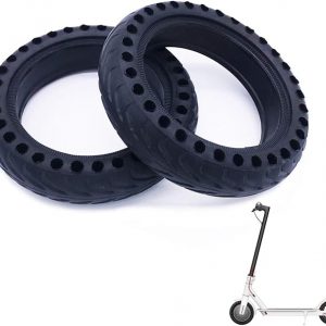 Z-FIRST 2Pcs Solid Tires 8.5 Inches Electric Scooter Wheels Replacement Tire 8-1/2'' Front or Rear Honeycomb Tires for Xiaomi Mijia M365, Gotrax GXL V2 and More (2)
