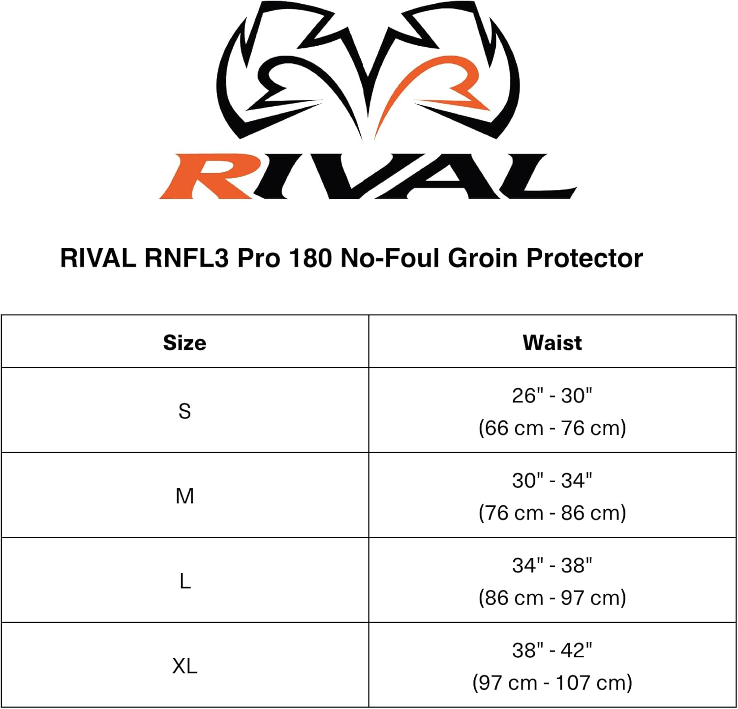 RIVAL Boxing RNFL10 Pro 360 - Protector de ingle sin foul, acolchado de espuma de doble densidad de 0.591 in, copa protectora ligera y cómoda