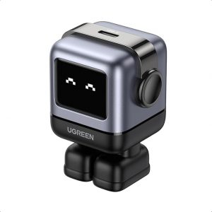UGREEN Uno - Bloque de cargador USB C de 30 W, cargador rápido compacto robot GaN para iPhone 17, regalos para mujeres y hombres, compatible con iPhone 17/16/15, Galaxy S25/S24/S23, Pixel 10/9/8, iPad