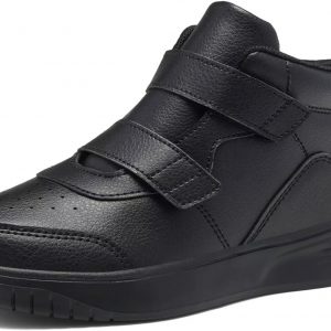 Zapatos deportivos para niños y niñas, de caña alta, casuales, ligeros, clásicos, con correa ajustable, doble gancho y bucles, zapatos para correr