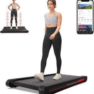 Sperax Walking Treadmill Pad with APP, 3 in 1 Under Desk Treadmill, 400W Low Noise Walking Vibration Pad with Remote Control,Portable Treadmills for Home Office