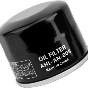 AHL AN-008 Oil Filter Compatible with BMW G310R (K03) 04/2016-05/2017 ECE, G310GS K02 2016/08-2018/02,G310R K03 09/2016-12/2016 USA,G310GS K02 2016/08-2018/02(2 PCS)