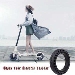 Z-FIRST 2Pcs Solid Tires 8.5 Inches Electric Scooter Wheels Replacement Tire 8-1/2'' Front or Rear Honeycomb Tires for Xiaomi Mijia M365, Gotrax GXL V2 and More (2)