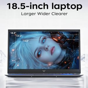Laptop 18.5 Inch with 8000 mAh Battery,Intel N150 Quad-Core Processor UP to 3.6GHZ,16GB DDR4 RAM 512GB SSD,WiFi,Full HD IPS Display,2026 Windows 11 Laptops Computer for Business Office Student