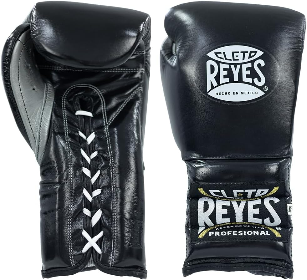 CLETO REYES Traditional Professional-Grade Boxing Gloves with Laces for Training, Sparring and Heavy Punching Bags for Men and Women, MMA, Kickboxing, Muay Thai