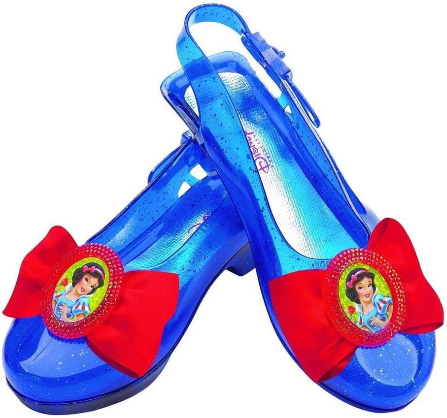 Disney Princess Snow White Sparkle - Zapatos deportivos de Disney, accesorios oficiales de disfraz de Disney, grado de edad 4+, se adapta hasta la talla 6
