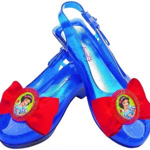 Disney Princess Snow White Sparkle - Zapatos deportivos de Disney, accesorios oficiales de disfraz de Disney, grado de edad 4+, se adapta hasta la talla 6