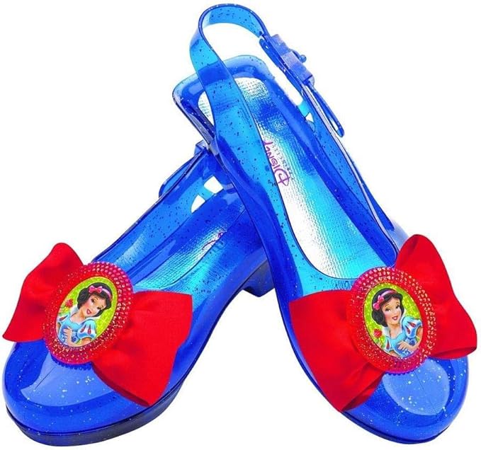 Disney Princess Snow White Sparkle - Zapatos deportivos de Disney, accesorios oficiales de disfraz de Disney, grado de edad 4+, se adapta hasta la talla 6