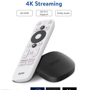 IT'S BRAZILIAN 2 Pack onn 4K Streaming Device, Google TV - Fast Streaming, Ultra HD, 8GB Storage, 2GB RAM, Remote with Voice Control